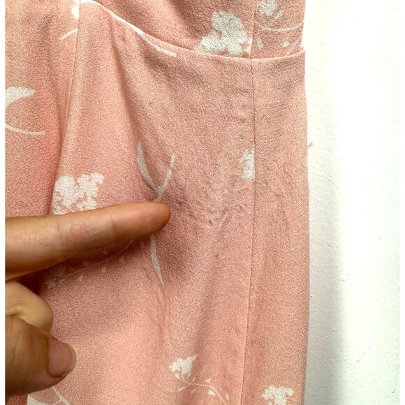 Aritzia Wilfred Coquette Floral Romantic Cottagecore Sweetheart Mini Dress 4 - Picture 9 of 12